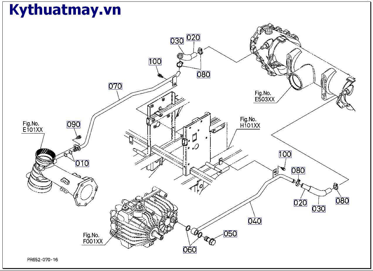 Bộ ống làm mát dầu